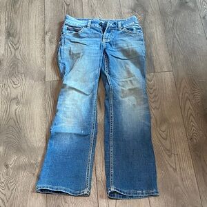 Wrangler womens Bootcut Jeans in Light Blue